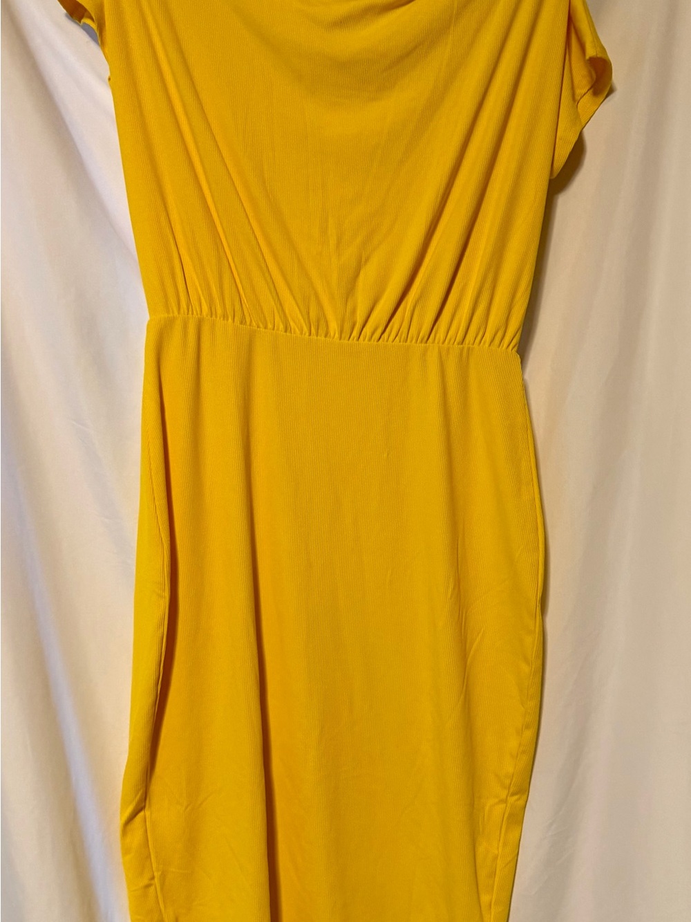 Yellow Women’s Elastic-Waist Dress